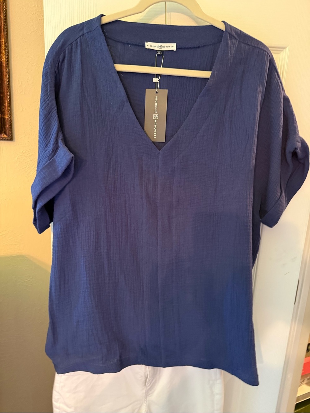 NWOT Tanjay Capri Pants & Michelle Mcdowell Shirt